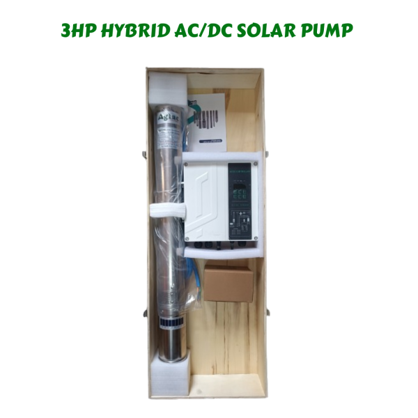 3HP AC DC HYBRID SOLAR WATER PUMP - Image 2