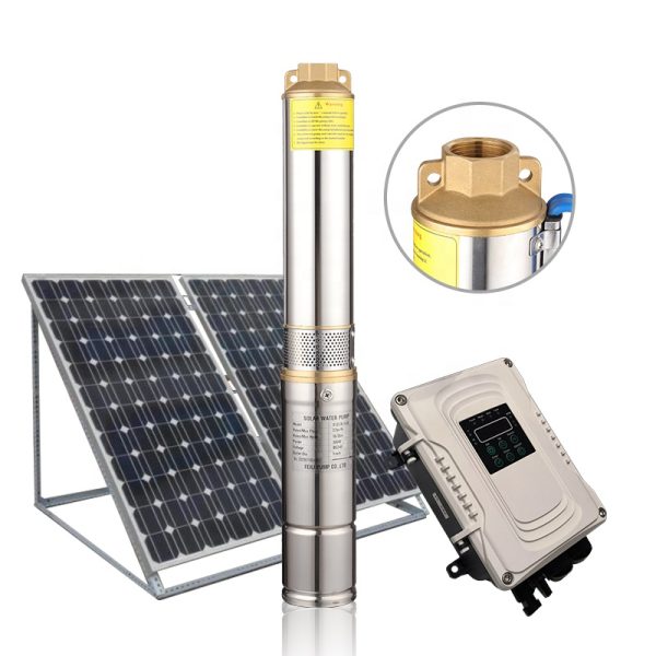 3HP AC DC HYBRID SOLAR WATER PUMP