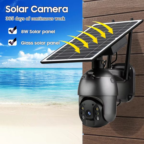 4G Single Lens PTZ Solar Powered Camera - Image 3